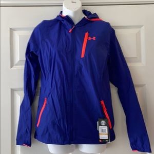 UA NWT Water resistant nylon windbreaker